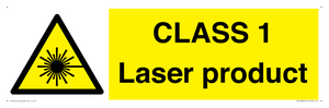 CLASS 1 Laser product